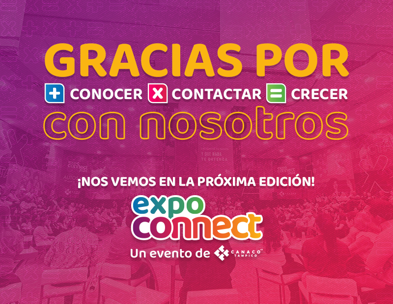 Gracias por Conocer, Contactar y Crecer con nosotros