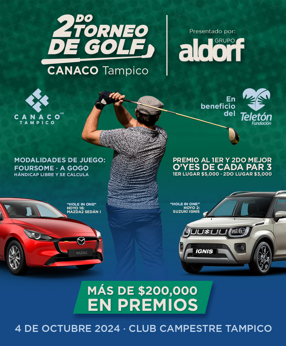 2DO TORNEO DE GOLF de Canaco Tampico